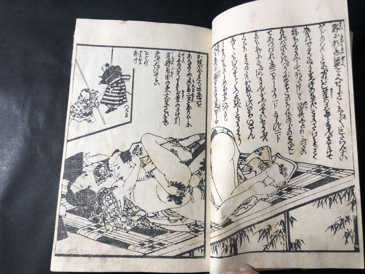 春画　古書　和本 Amazon.co.jp: 古本 和本 淫書開交記 第七篇 版画 春画版画本 時代物